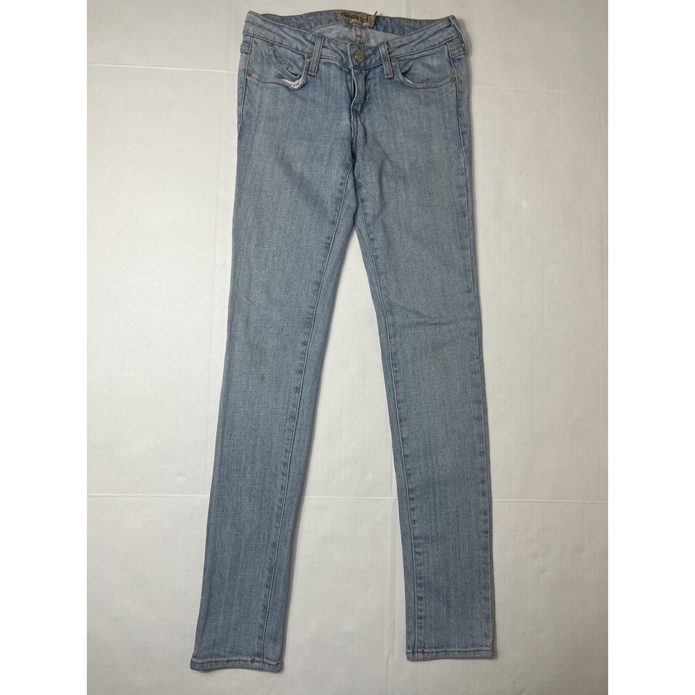 Just USA Jeans Sz 0 Crop Light Wash‎ LowRise Skinny Denim